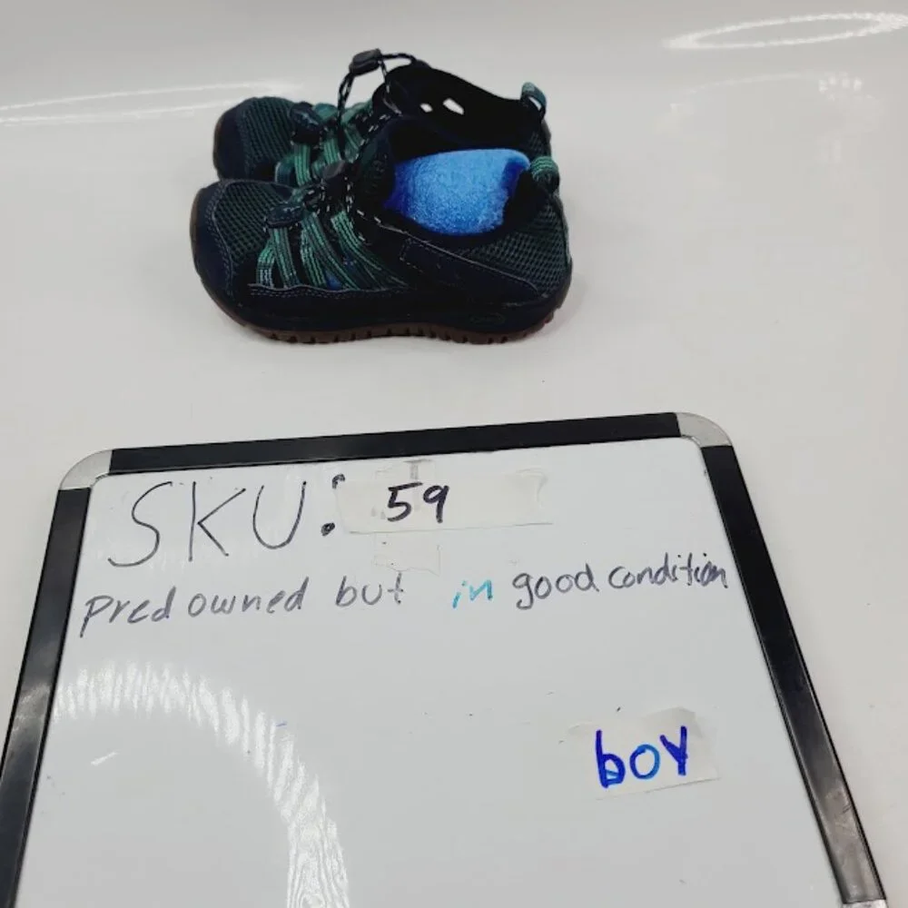 Chaco Kids Navy Blue Teal Outdoor Sandal Sneaker